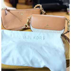Michael Kors Crossbody Bags, One Size, Brown and Beige